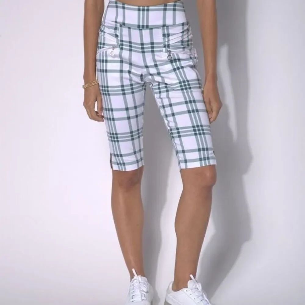 GG Blue Golf Green and White Plaid New Fab Fit Short III